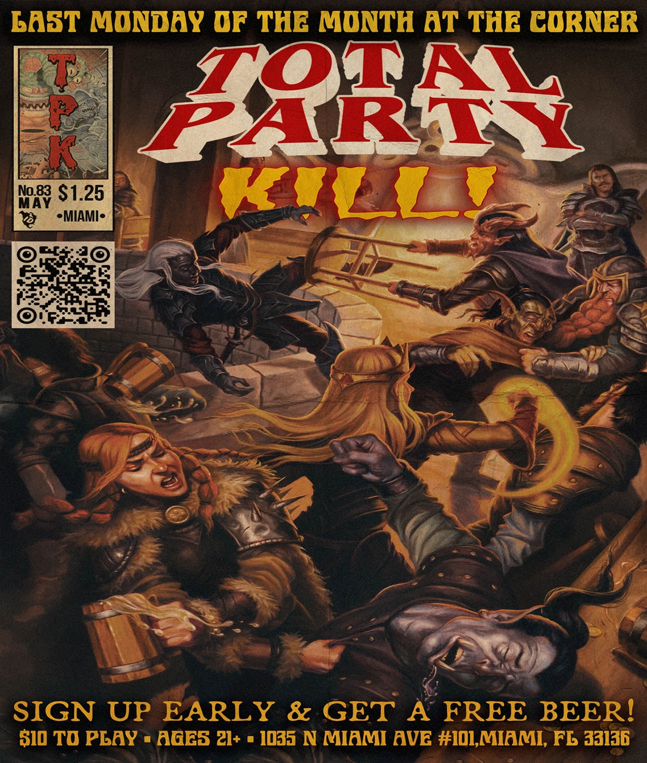 TPK Miami event flyer