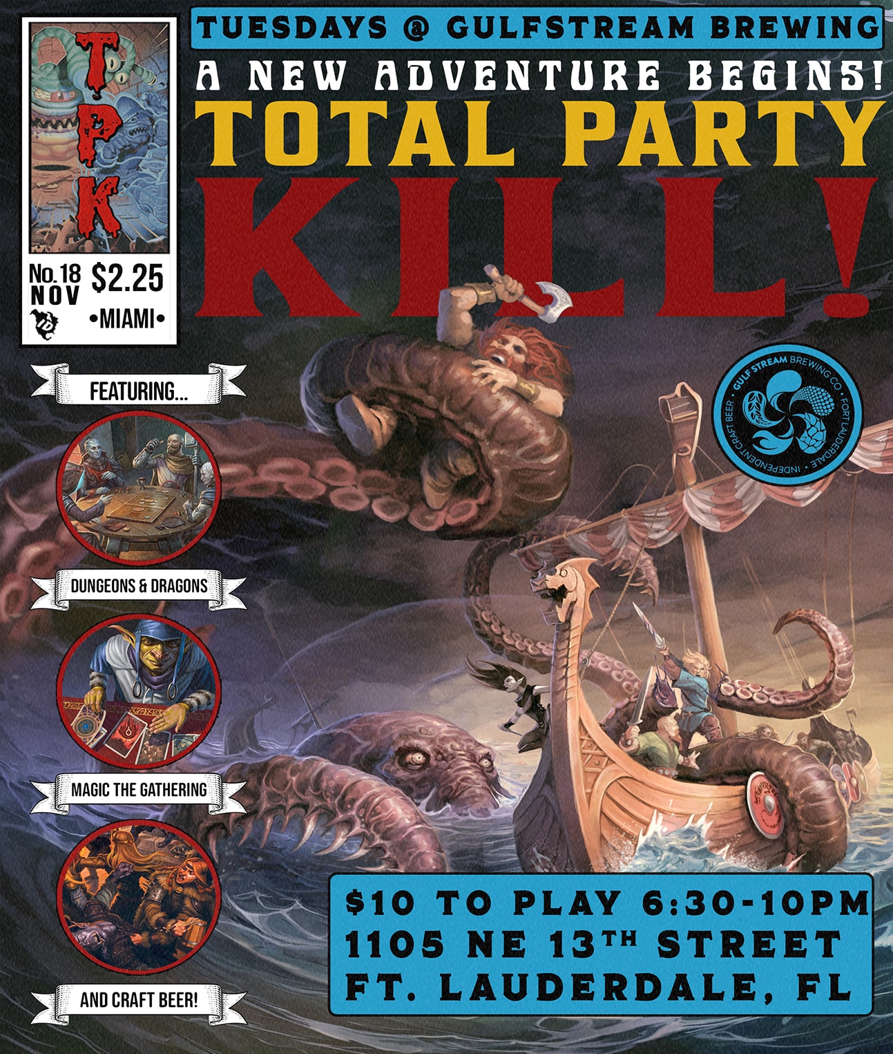 TPK Miami event flyer