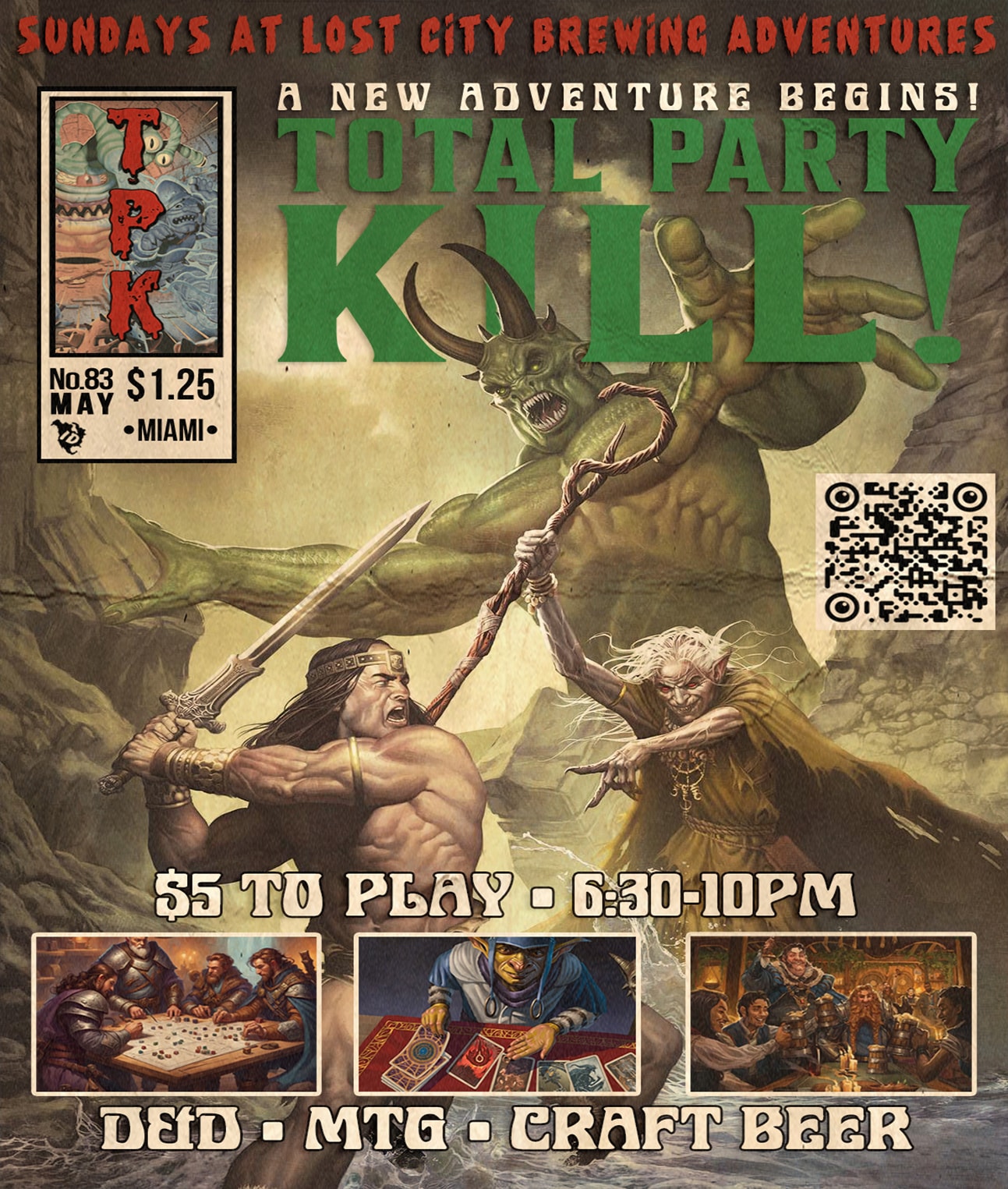 TPK Miami event flyer