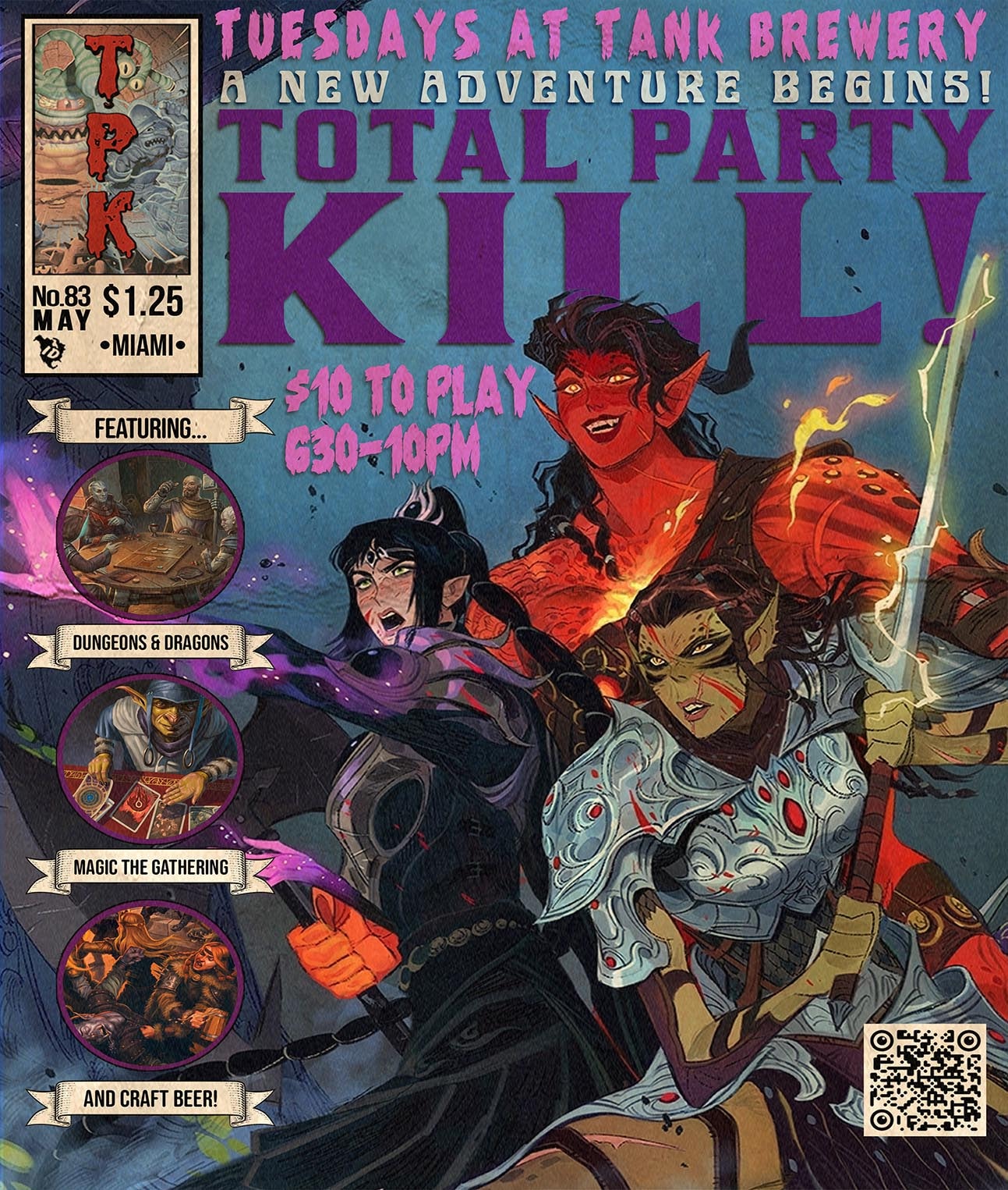 TPK Miami event flyer